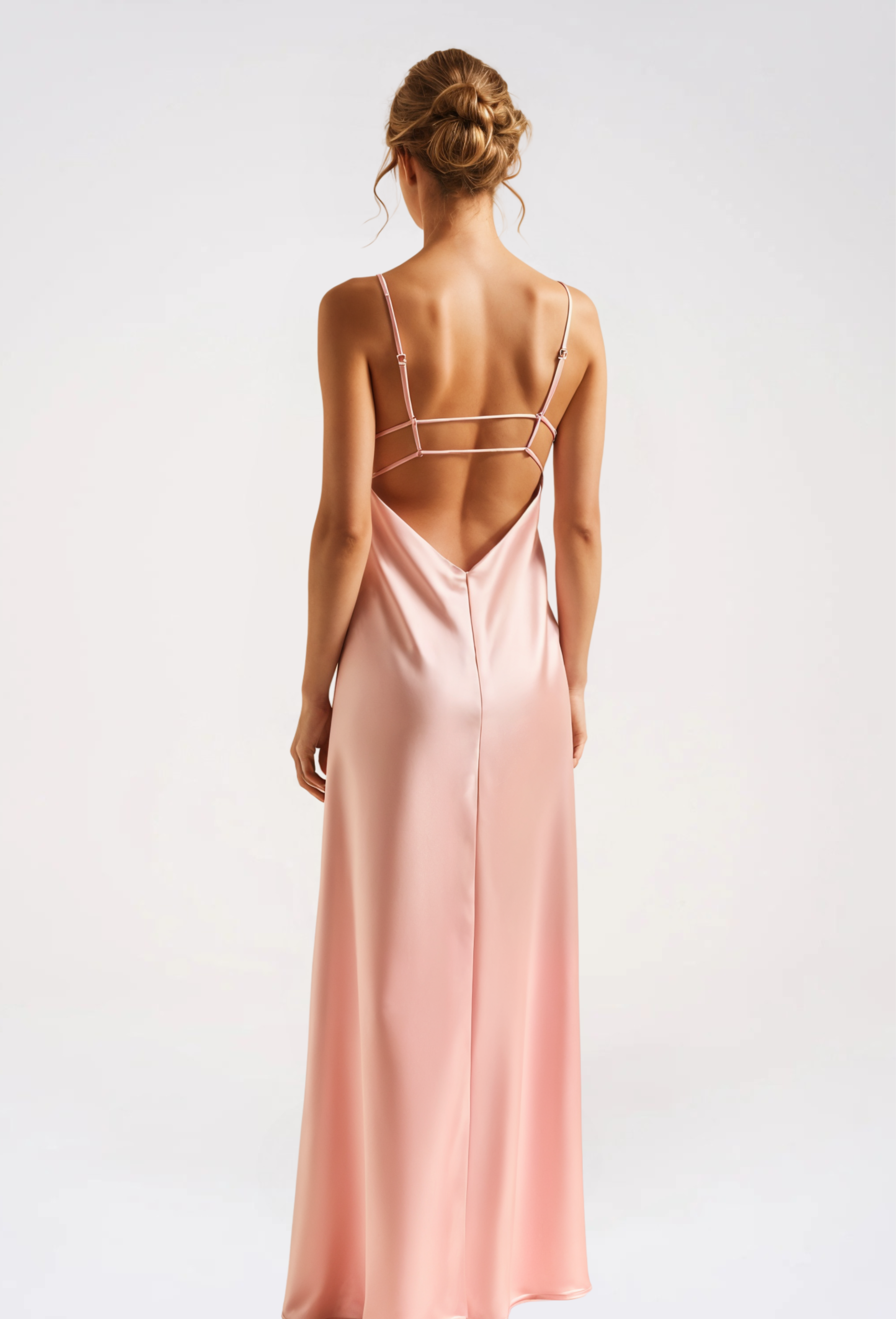 Solea Satin Midi Dress